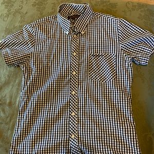 Ben Sherman black checkered/gingham button down